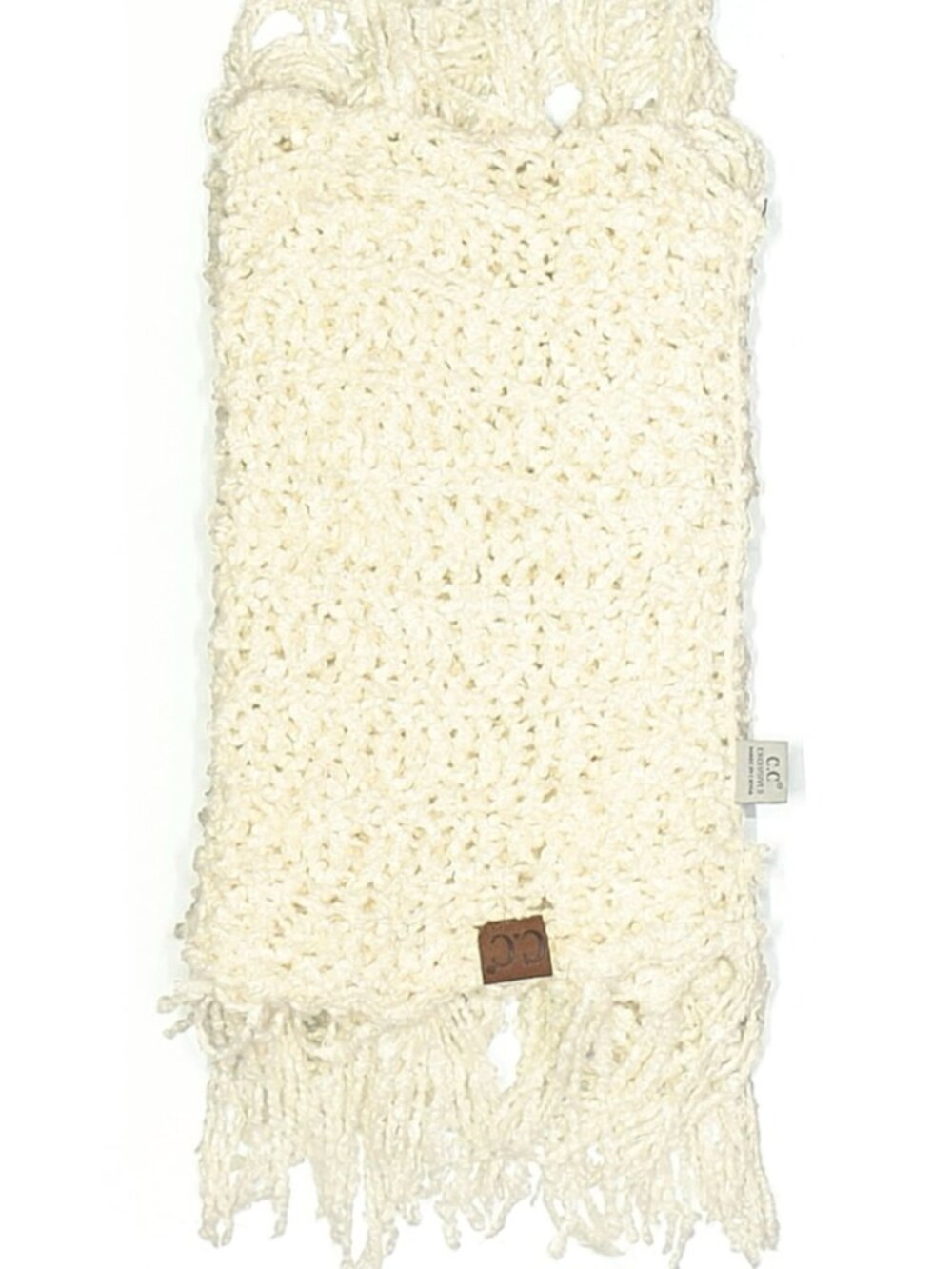 CC - Ivory Infinity Scarf - Picture 4 of 4